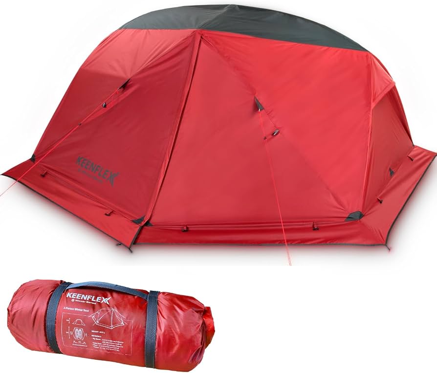 2-personen-zelt-ultraleicht-270kmc.jpg KEENFLEX 2 Personen Camping Trekking Zelt Doppelwandig Ultraleicht 2800g : Amazon.de: Sport & Freizeit – Bild 1