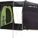 High Peak Vis a Vis Tauris 6 Zelt, 6 Personen, 620x240cm, dunkelgrau/grün