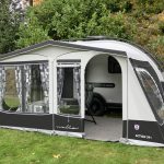 Walker Vorzelt Action 391 und Sunflexx aufblasbares Sonnendach