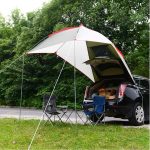 Auto Outdoor Camping Zelt Kofferraumzelt Fahrzeugzelte,Wasserdicht Tragbares Zelt Sun Shelter Anhänger Zelt Heck Markise Pergola Dachzelt für ...