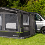 Berger Pontina Air Aufblasbares Vorzelt für Campingbus, Kastenwagen & Wohnmobil, Anbauhöhe 180 290 cm