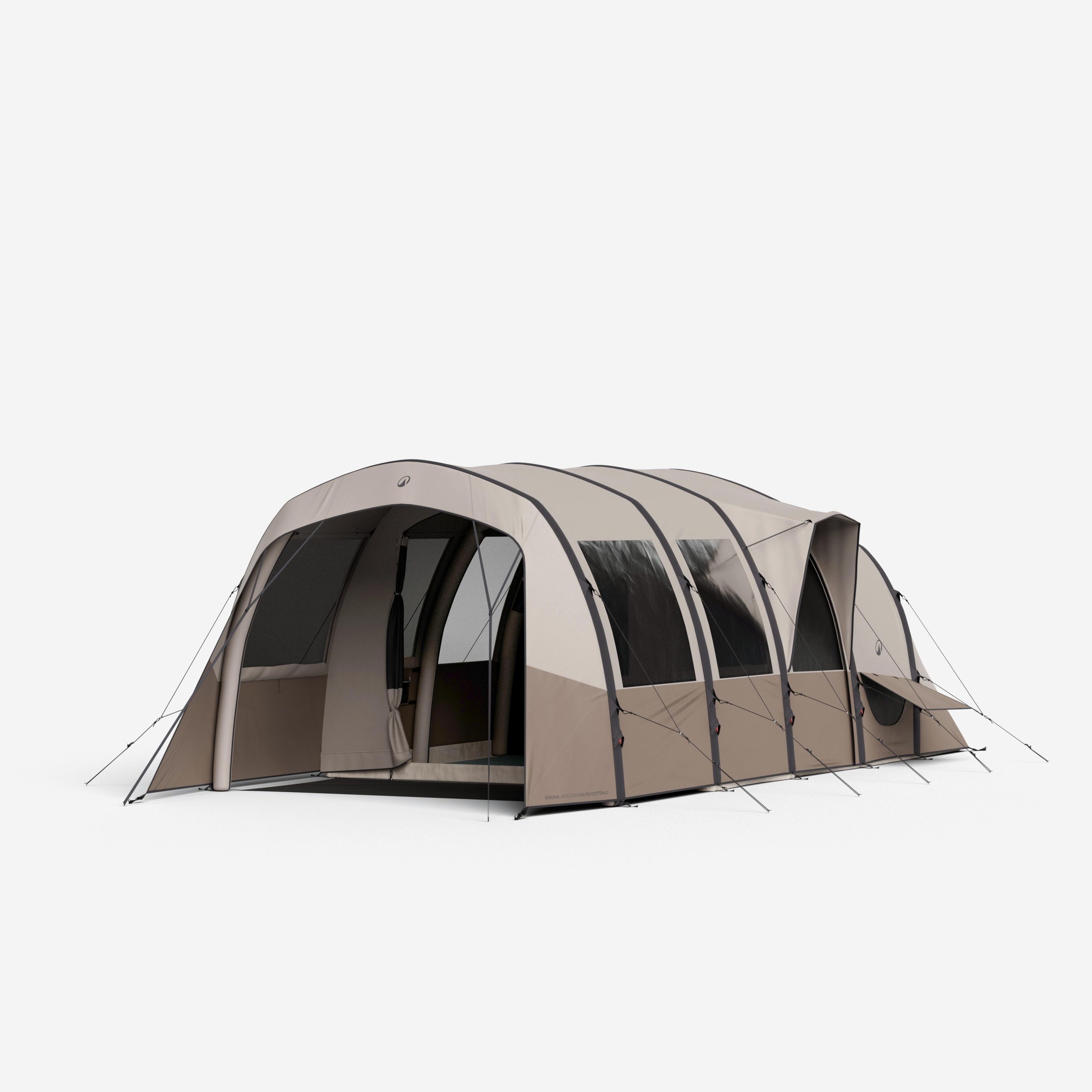 decathlon-aufblasbares-zelt-352exj.jpg Familienzelt aufblasbar 2 Kabinen Polycoton Air Seconds 4.2 2XL für 4 Personen | Decathlon – Bild 1