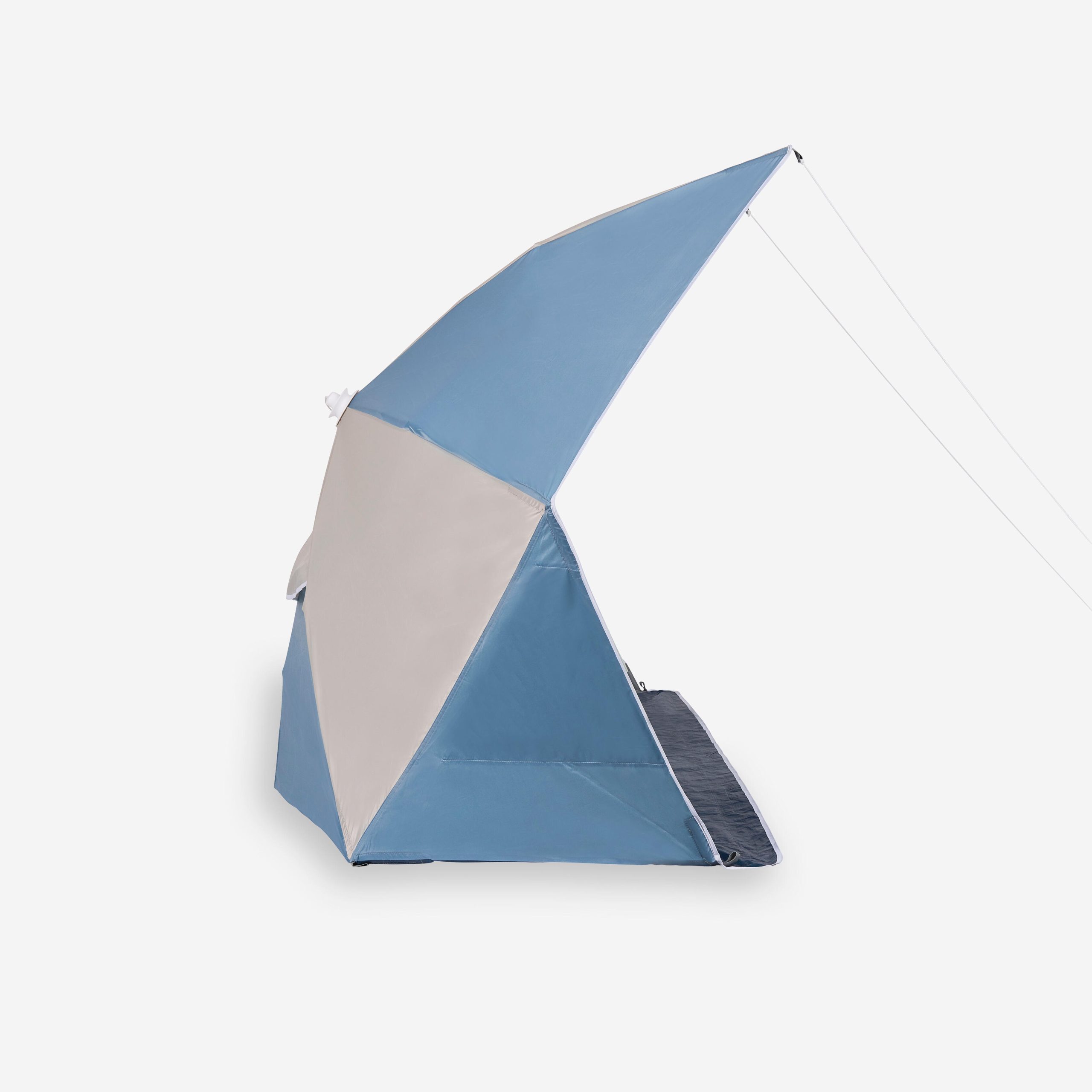 decathlon-strandmuschel-081uwx.jpg Strandmuschel Compact drei Personen UPF50+ Durchmesser 180 cm Iwiko grau/beige | Decathlon – Bild 1