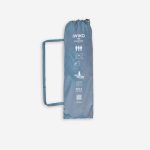 Strandmuschel Compact drei Personen UPF50+ Durchmesser 180 cm Iwiko grau/beige | Decathlon