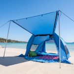 Pop Up Strandmuschel Beach Air Max Verschließbares Strandzelt