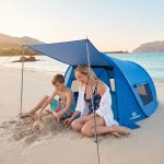 Pop Up Strandmuschel Beach Air Max Verschließbares Strandzelt