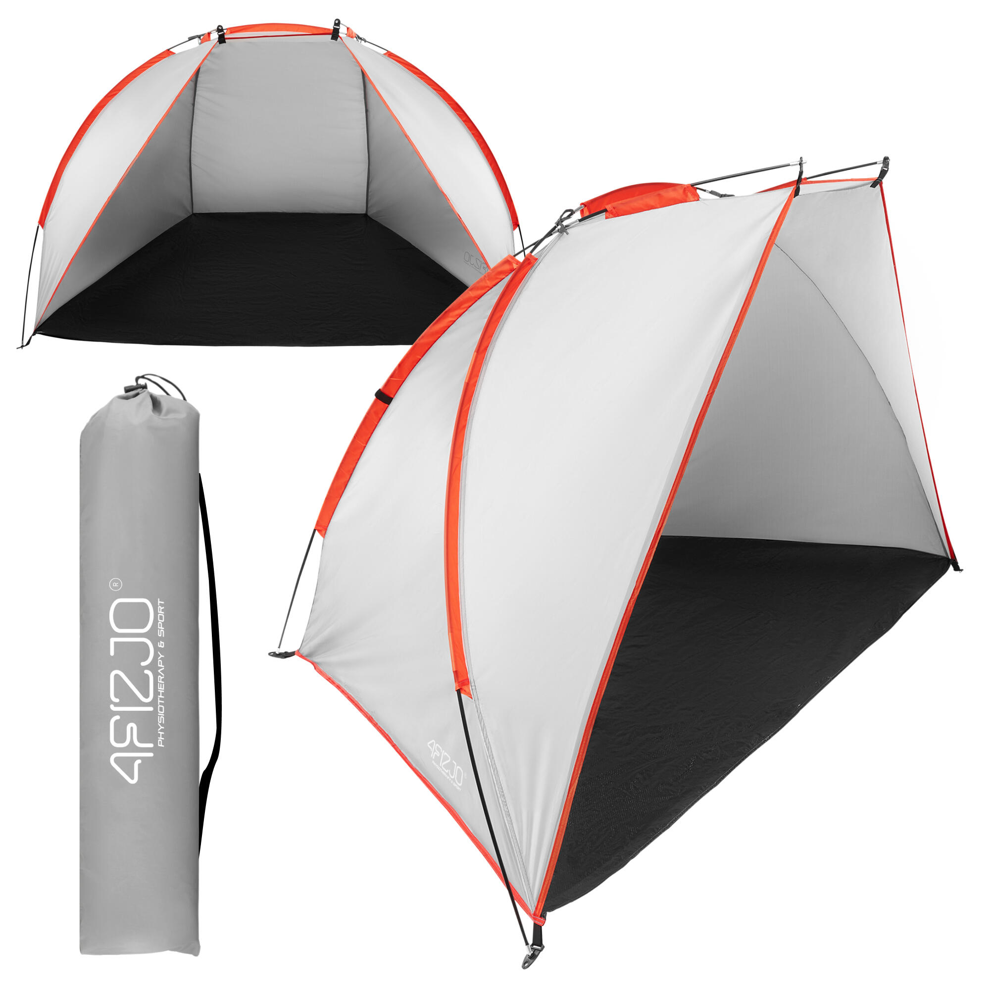 decathlon-strandmuschel-888kra.jpg Strandmuschel Klappbares Strandzelt Sonnenschutz UV Schutz Wind 4FIZJO – Bild 1