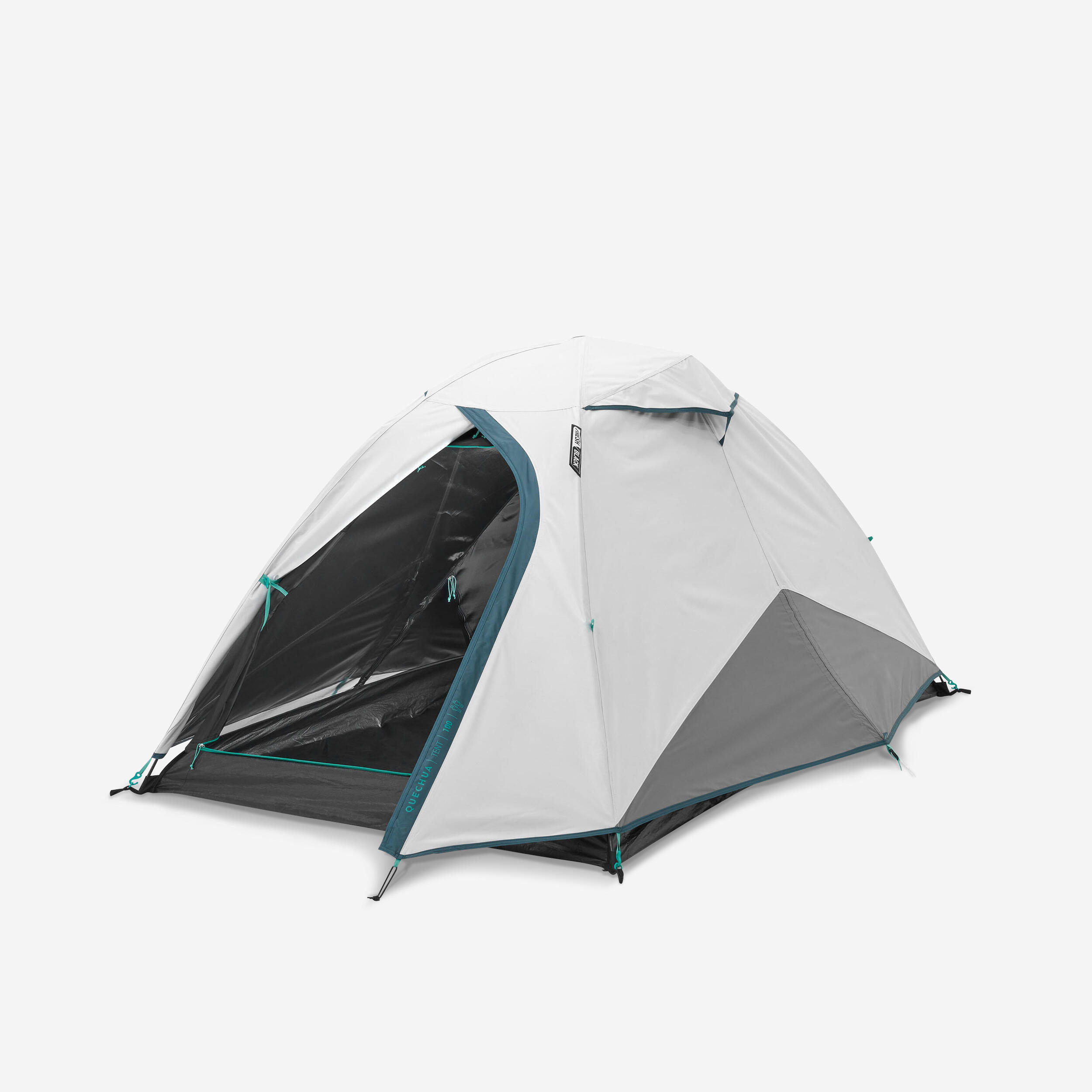 decathlon-zelt-2-personen-292now.jpg Campingzelt MH100 Fresh & Black für 2 Personen – Bild 1