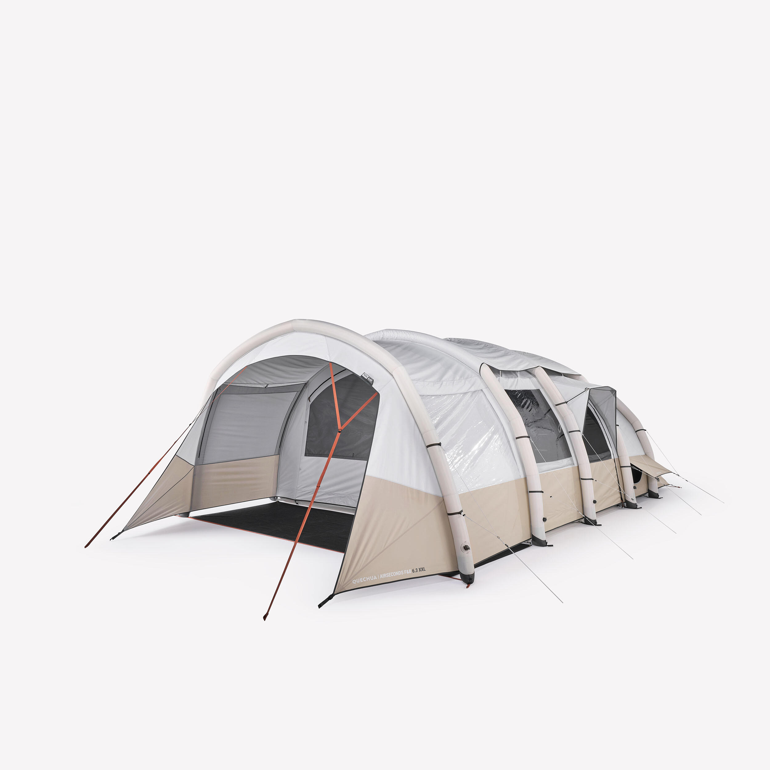 decathlon-zelt-aufblasbar-053rgl.jpg Familienzelt aufblasbar Air Seconds 6.3 XXL F&B 6 Personen 3 Kabinen – Bild 1