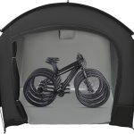 Fahrradzelt Schwarz 220x150x185 cm – Wasserdicht, Sonnengeschützt, Staubdicht, Tragbar – Garagenzelt Winterfest für Fahrrad Garage Outdoor, Großes ...