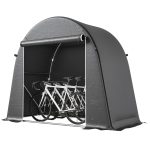 ComfortXL FAHRRADZELT DE 08141 mit Rolltür & Metallrahmen Dunkelgrau jetzt nur online ➤ XXXLutz.de