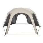 Naturehike Pavillion Partyzelt sechseckig groß Reißverschluss Camping quicksand gold