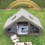Sportzelt aufblasbares Zelt Campingzelt wasserdichtes Hauszelt Stehhöhenhaus Wohnzelt Zeltvilla mieten 160,00 EUR pro drei Tage mietmeile.de