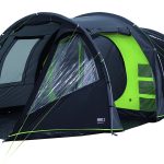 High Peak Tunnelzelt Paros 5, 5 Personen Campingzelt, Wohn /Stauraum mit Zeltboden, geräumiges Festivalzelt mit Stehhöhe, Familienzelt mit 2 Eingängen, Moskitotür, doppelwandig, 4.000 mm wasserdicht : Amazon.de: Sport & Freizeit