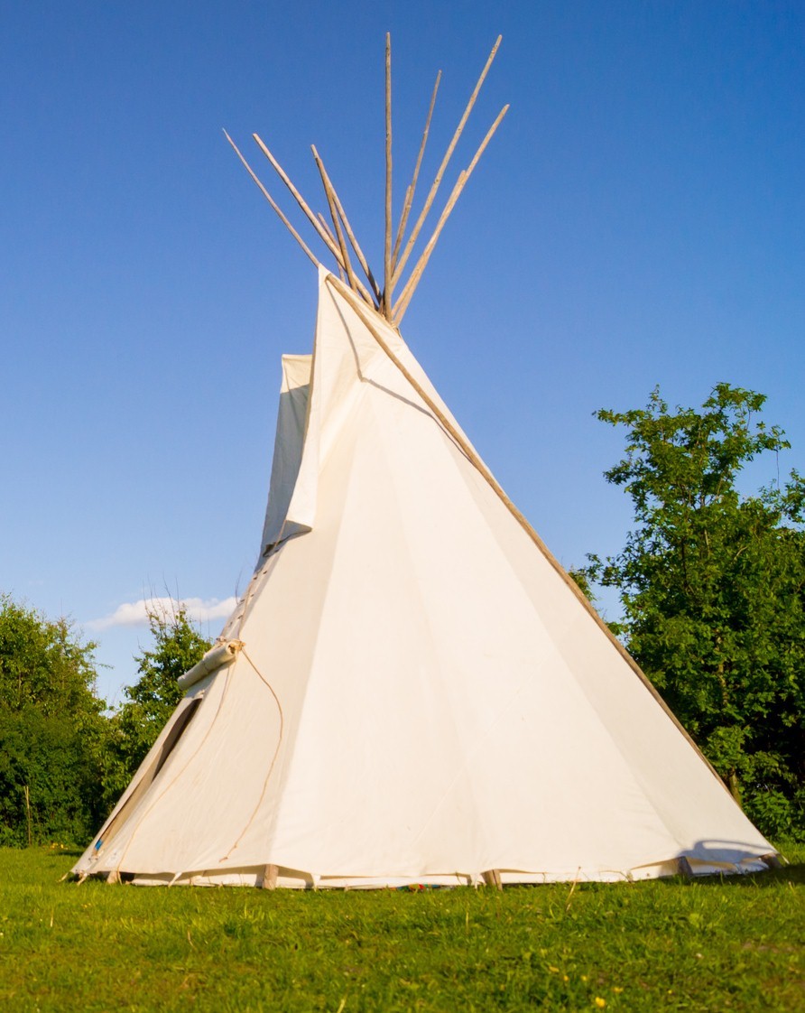 indianer-zelt-017myl.jpg Tipi Zelt bis Ø 10m Indianerzelt Indianertipi Sioux Wigwam Indianer – Bild 1