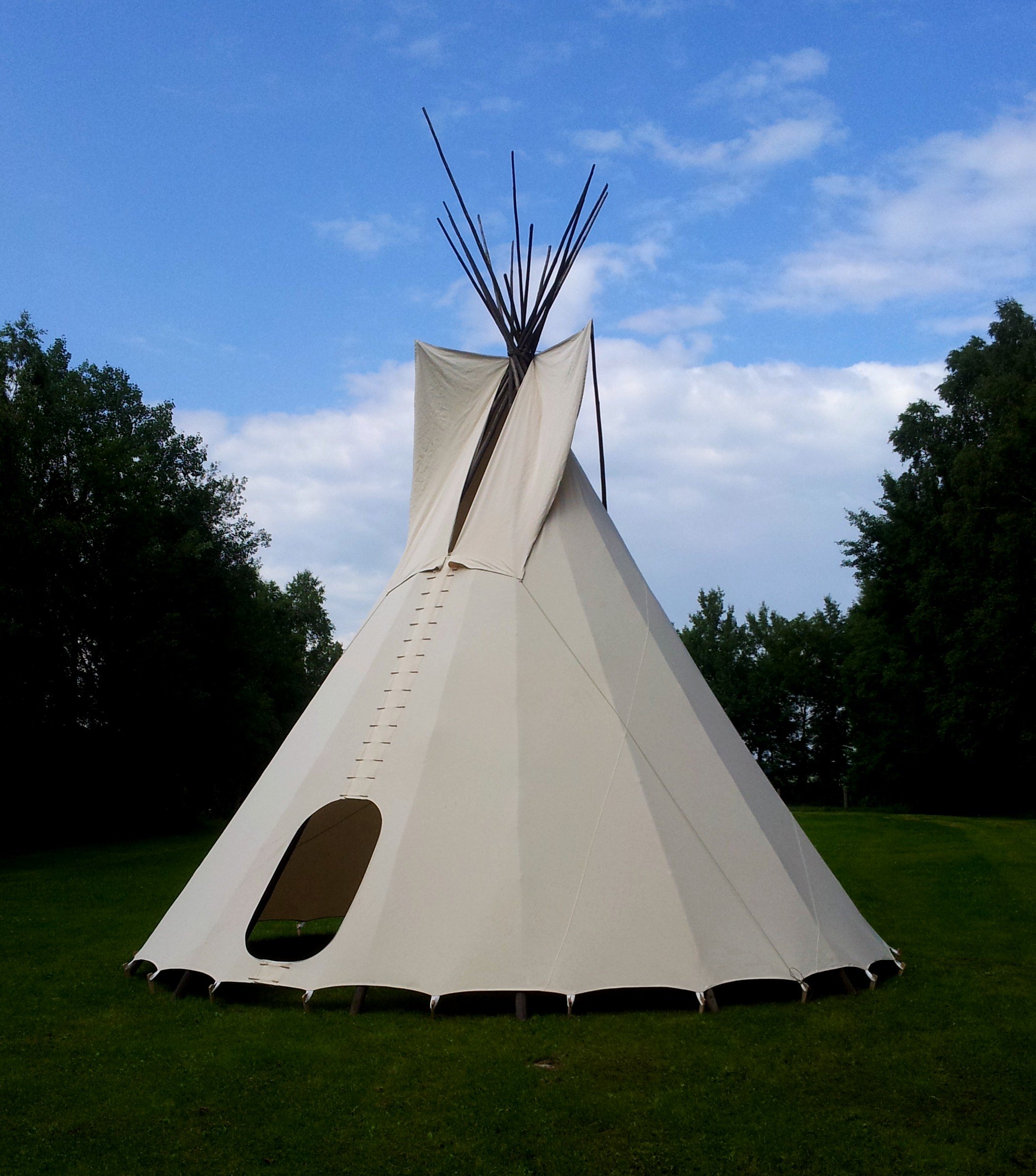 indianer-zelt-809bek.jpg komplettes Ø 6m Tipi Indianerzelt Wigwam Indianer Zelt Sioux, Yakari Style Indianertipi : Amazon.de: Spielzeug – Bild 1