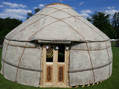 jurte-zelt-554vik.jpg Original kirgisische 6m Jurte Filz Regenschutz Yurt юрта Kirgisien Ger Zelt Tipi | eBay.de – Bild 1