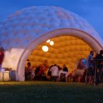 Eventzelt aiRdome Eyecatcher auf Events | Aufblasbare Zeltsysteme