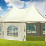 5x6,8 m Pavillon, PVC Arabica Beige