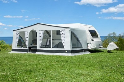 vorzelt-dwt-889ajh.jpg Wohnwagen Vorzelt dwt Winner 240cm tief grau Reisezelt Caravan Ganzzelt leicht | eBay.de – Bild 1