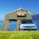 AdventureMate140 Dachzelt mit Vorzelt, 140x240 Matratze inkl. 3D Mesh