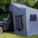 Prime Tech Nevada Vorzelt für Nevada Dachzelt, 200x180cm, grau bei Camping Wagner Campingzubehör