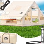 ELONEO Luftzelt Glamping Zelt aufblasbar Campingzelt