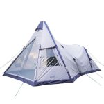 Skandika aufblasbares Zelt »Luftzelt Air Tipi Kotona«, für 4 Personen, eingenähter Zeltboden Campingkultur