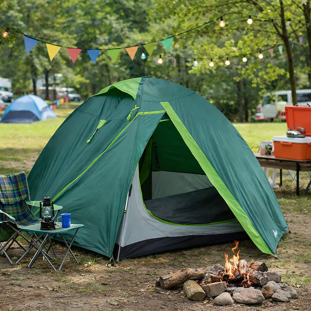 zelt-fuer-2-personen-107mkn.jpg 2 Personen Zelt, Kuppelzelt, L 290 cm – Bild 1