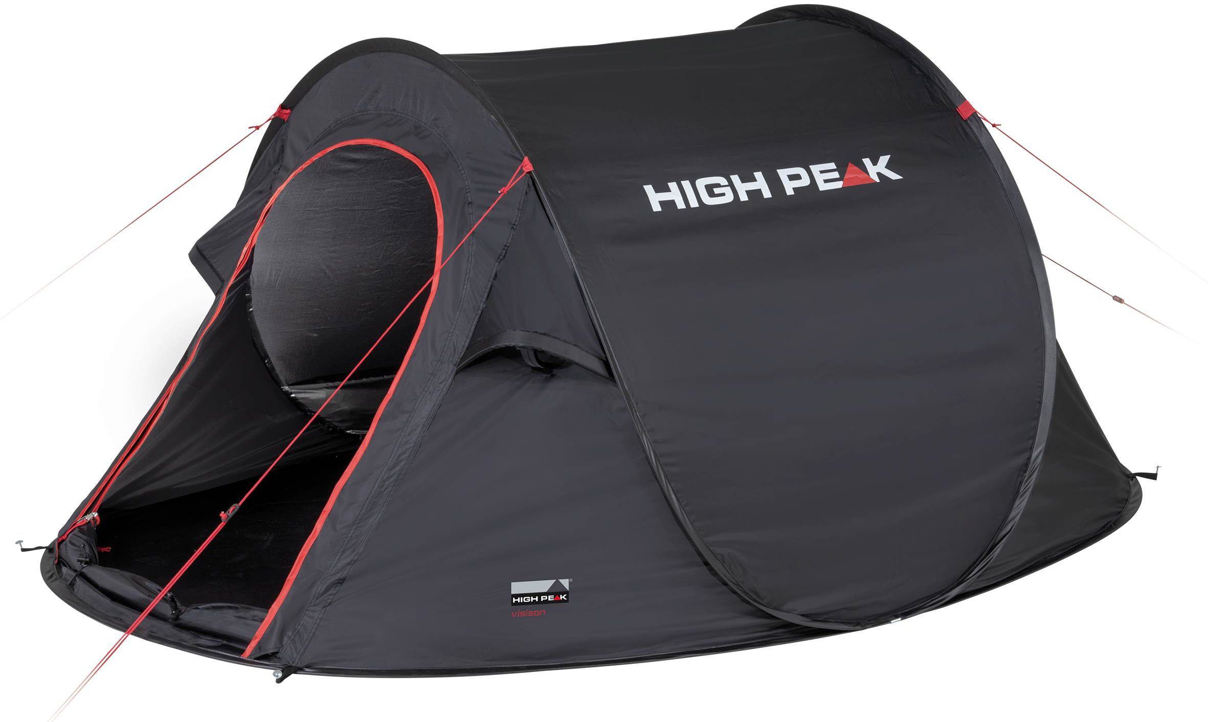 zelt-fuer-2-personen-648mkz.jpg High Peak Wurfzelt Pop up Zelt Vision 2, Personen: 2 (mit Transporttasche) – Bild 1
