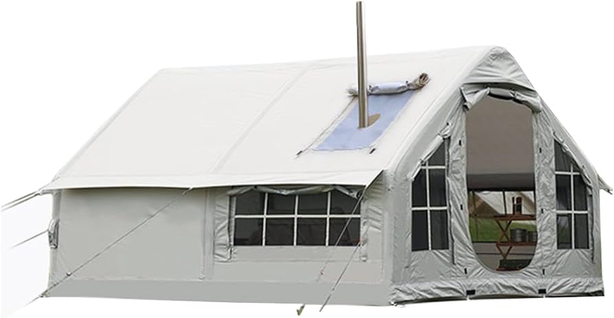zelt-fuer-6-personen-527yal.jpg Aufblasbares Zelt 6 Personen Extra Big Air Haus Zelt Familienzelt Einfache Einrichtung Outdoor Campingzelt Inflatable Tent Mit Kaminöffnung, Aufblasbares Haus Mit Aufbewahrungstasche Und Luftpumpe : Amazon.de: Sport & Freizeit – Bild 1