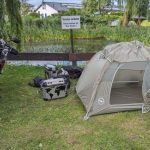 Motorradtour mit Zelt an die Ostsee mit BigAgnes Ausrüstung