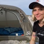 Campingurlaub mit Motorrad und Ausrüstung von Big Agnes