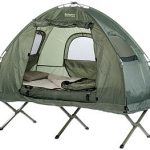 Semptec Urban Survival Technology 4in1 Zelt mit Feldbett, Winter Schlafsack, Matratze und Sonnenschutz